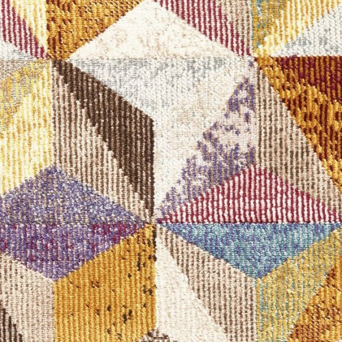 16th Avenue 34A Modern Super Soft Geometric Purple/Grey/Green/Blue/Orange/Multicolour Rug