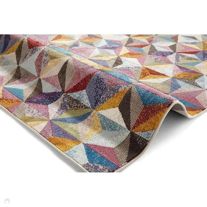 16th Avenue 34A Modern Super Soft Geometric Purple/Grey/Green/Blue/Orange/Multicolour Rug