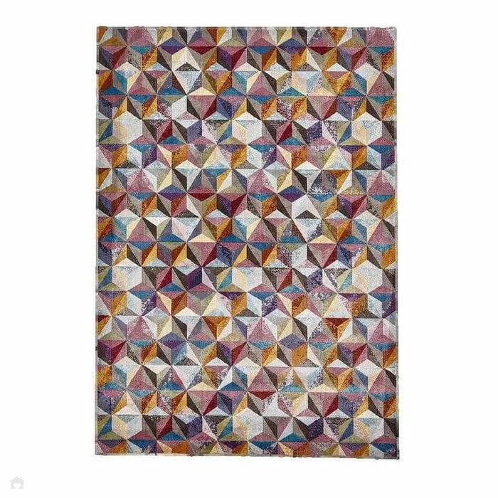 16th Avenue 34A Modern Super Soft Geometric Purple/Grey/Green/Blue/Orange/Multicolour Rug