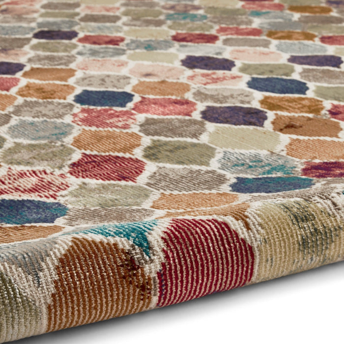 16th Avenue 35A Modern Super Soft Geometric Multicolour Rug