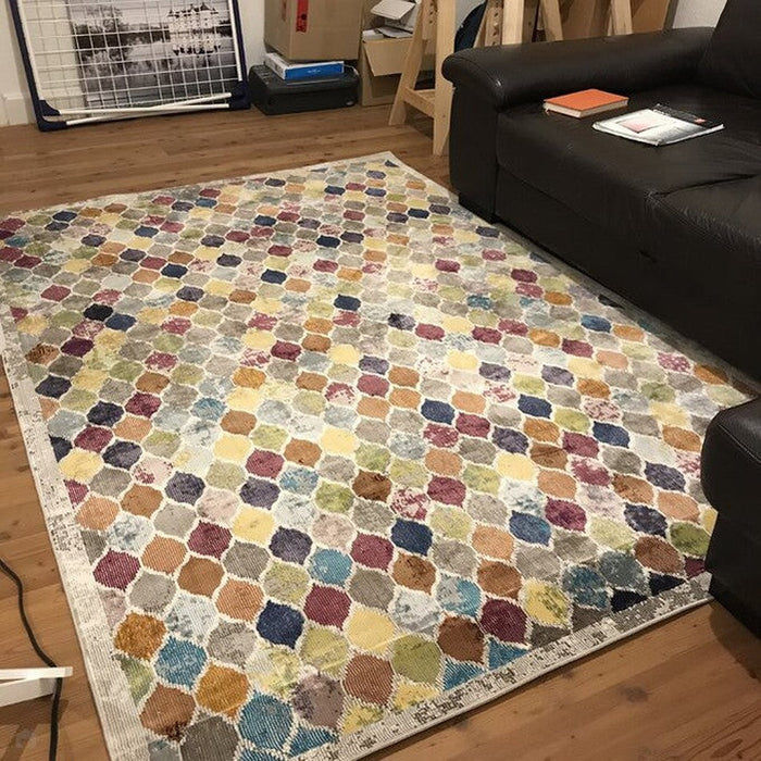 16th Avenue 35A Modern Super Soft Geometric Multicolour Rug