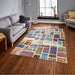 16th Avenue 37A Modern Super Soft Geometric Pink/Blue/Brown/Purple/Green/Multicolour Rug