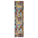 16th Avenue 37A Modern Super Soft Geometric Pink/Blue/Brown/Purple/Green/Multicolour Runner