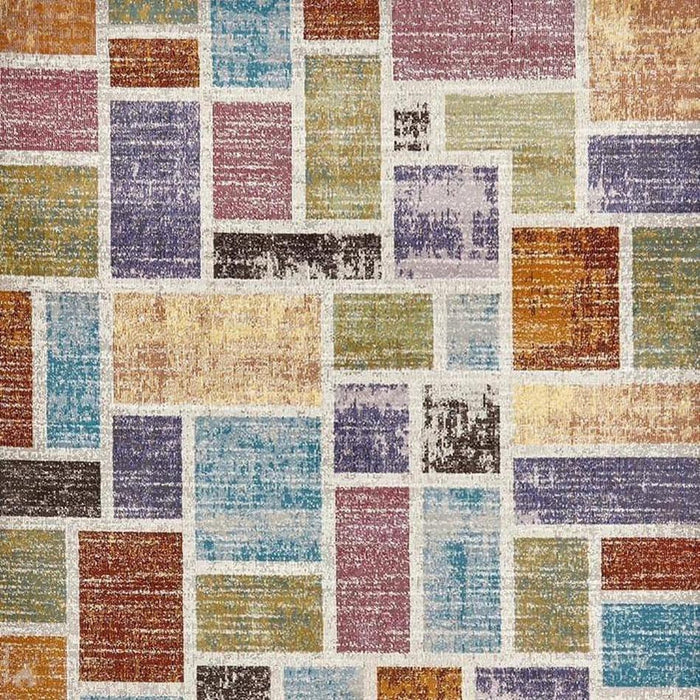 16th Avenue 37A Modern Super Soft Geometric Pink/Blue/Brown/Purple/Green/Multicolour Runner