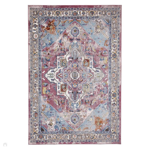 16th Avenue 91DA Fuschia/Blue Rug