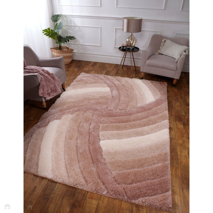 3D Carved Mumbai Natural Rug