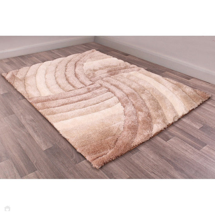 3D Carved Mumbai Natural Rug