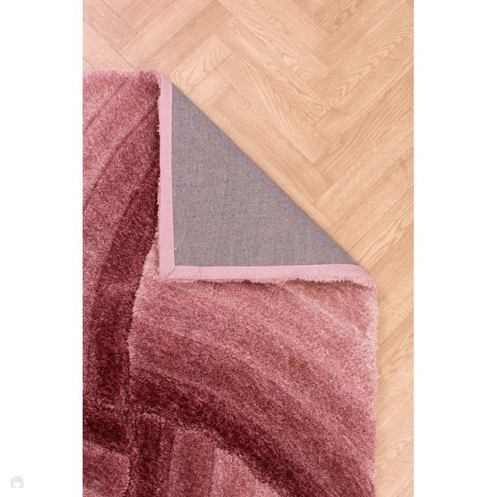 3D Carved Mumbai Pink Rug