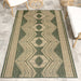 Iris Tropical Indoor Outdoor Flatweave Rug 150x240 cm Green