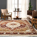 Aaliyah Beige Fringed Area Rug 120x180 cm