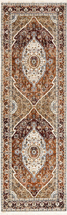 Alfombra con flecos Aaliyah beige 160x230 cm