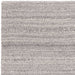 Abbus Modern Boucle Plain Subtle Stripe Hand-Woven Textured-Effect Soft-Touch Polyester Flatweave Steel Grey Rug