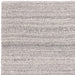 Abbus Modern Boucle Plain Subtle Stripe Hand-Woven Textured-Effect Soft-Touch Polyester Flatweave Steel Grey Rug