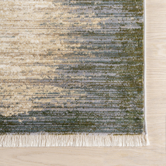 Abstract Area Rug Dark Beige 160x230 cm