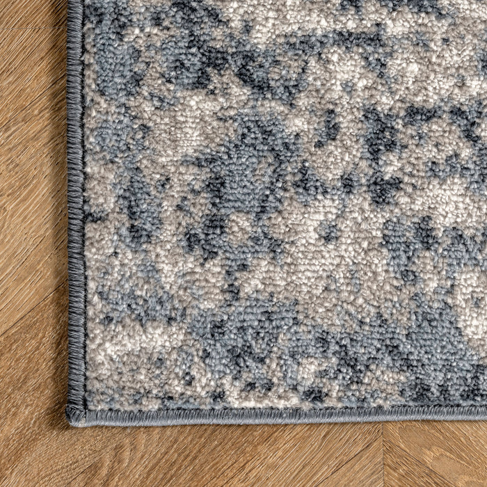 Abstract Blue Area Rug 152x244 cm