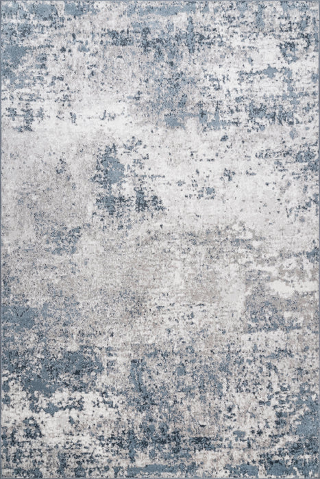 Abstract Blue Area Rug 152x244 cm