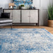 Abstract Blue Area Rug 160x230 cm