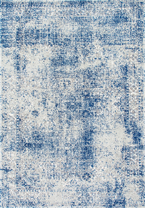 Abstract Blue Area Rug 160x230 cm