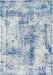 Abstract Blue Area Rug 160x230 cm