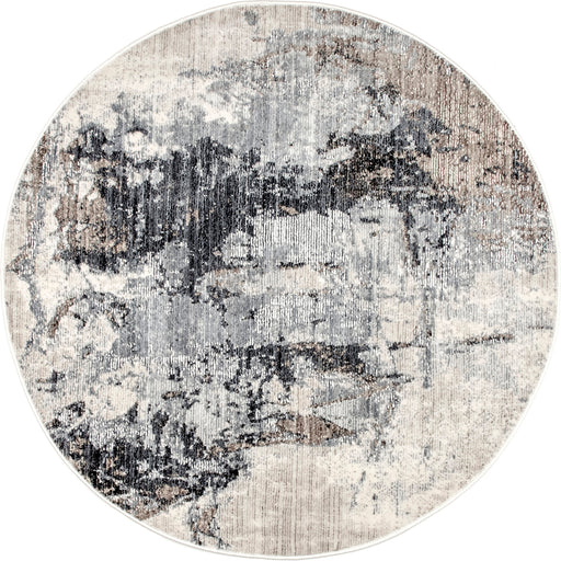 Abstract Grey Area Rug 150x230 cm