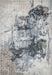 Abstract Grey Area Rug For Home Decor