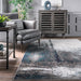 Abstract Grey Area Rug for Modern Living Spaces