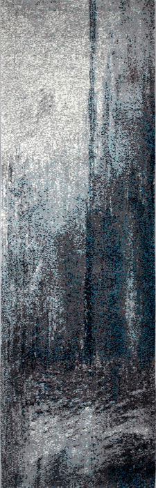 Abstract Grey Area Rug for Modern Living Spaces