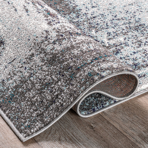 Abstract Grey Area Rug for Modern Living Spaces