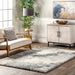 Abstract Ombre Shag Rug 160cm Light Grey