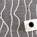 Abstract Wool Area Rug in Grey by Arvin Olano