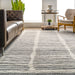 Addison Washable Wool Pinstripe Rug v slonovine 160x230 cm