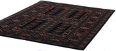 Afghan Black Hatchlu Rug