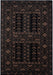 Afghan Black Hatchlu Rug