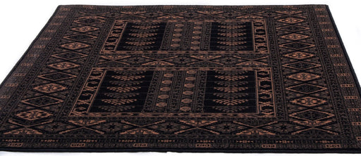 Afghan Black Hatchlu Rug