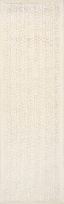 Aisha Cream Monochrome Texture Area Rug 160x230 cm