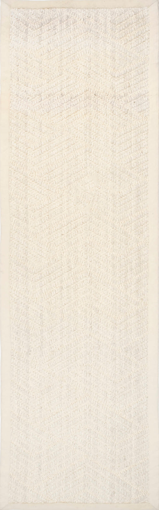 Aisha Cream Monochrome Texture Area Rug 160x230 cm