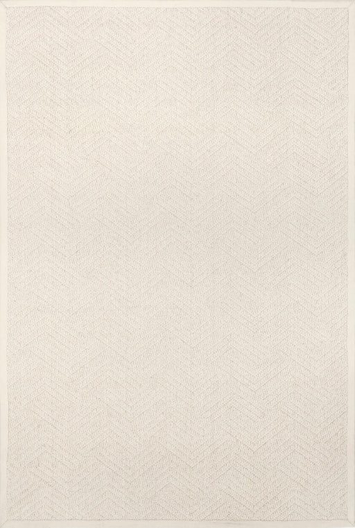 Aisha Cream Monochrome Wool Sisal Area Rug 120x180 cm