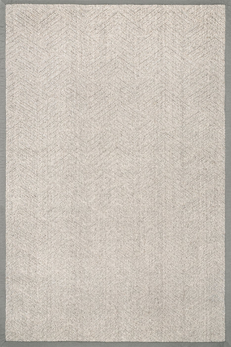 Aisha Grey Wool Sisal Area Rug 160x230 cm