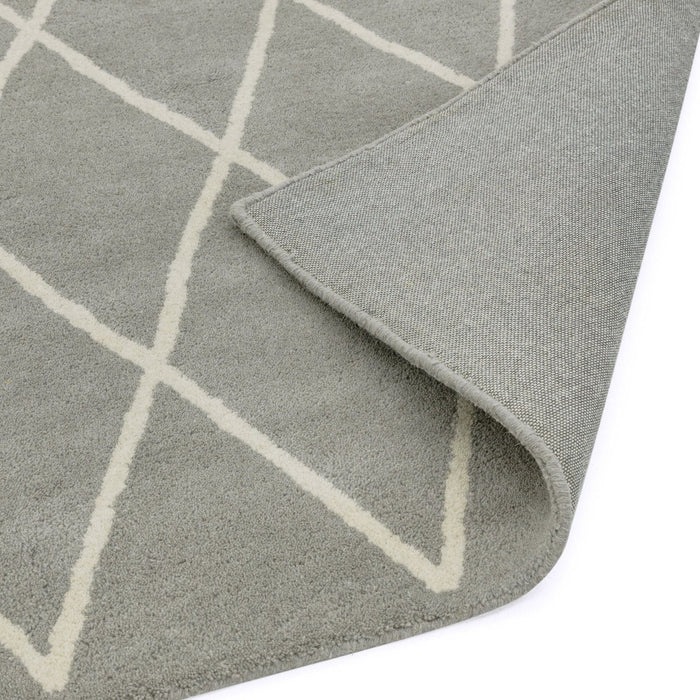 Albany Diamond Silver Grande Rug