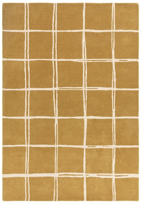 Albany Grid Gold Rug