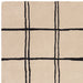 Albany Grid Modern Geometric Hand-Woven Wool Cream/Black Rug