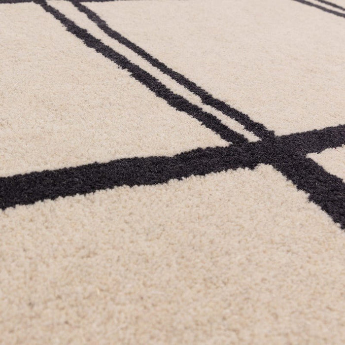 Albany Grid Monochrome Rug