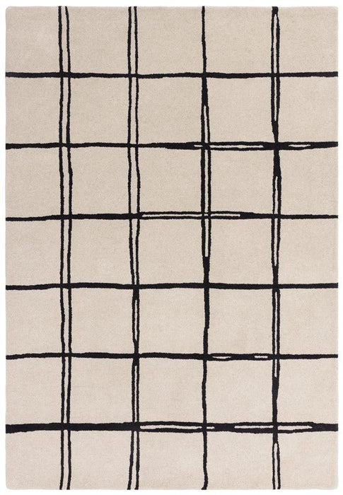 Albany Grid Monochrome Rug