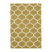 Albany Ogee Modern Geometric Hand-Woven Wool Ochre Rug