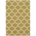 Albany Ogee Modern Geometric Hand-Woven Wool Ochre Rug