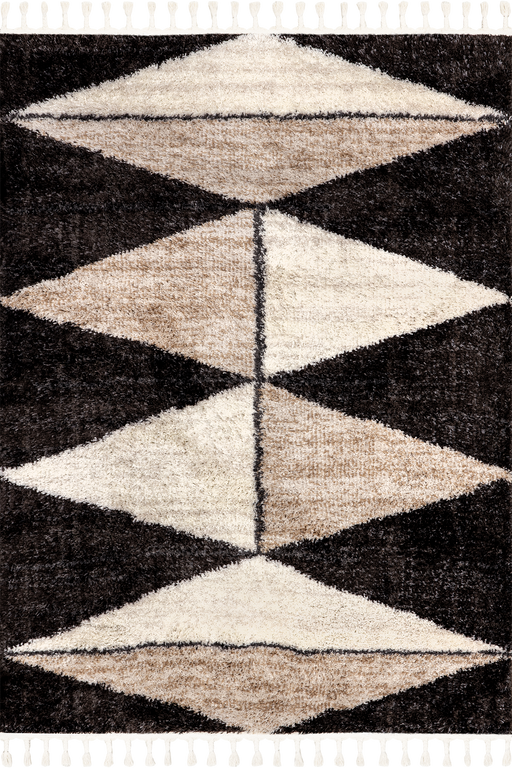 Alexia Brown Tasseled Area Rug 150x90 cm