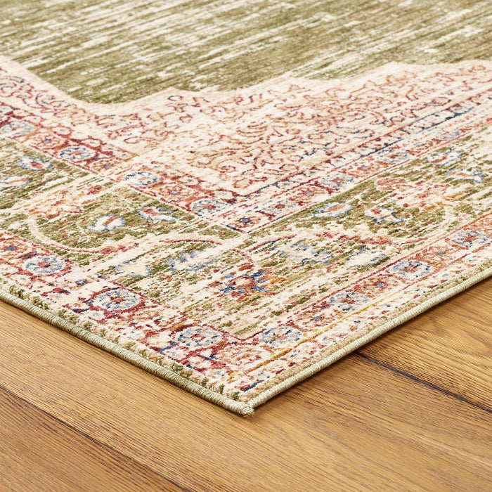 Alhambra 6594B/Ivory/Green Rug