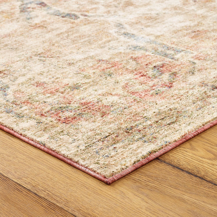 Alhambra 6645C/Ivory/Red Rug