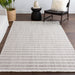 Alison Ivory Striped Area Rug 120x180 cm