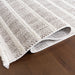 Alison Ivory Striped Area Rug 120x180 cm